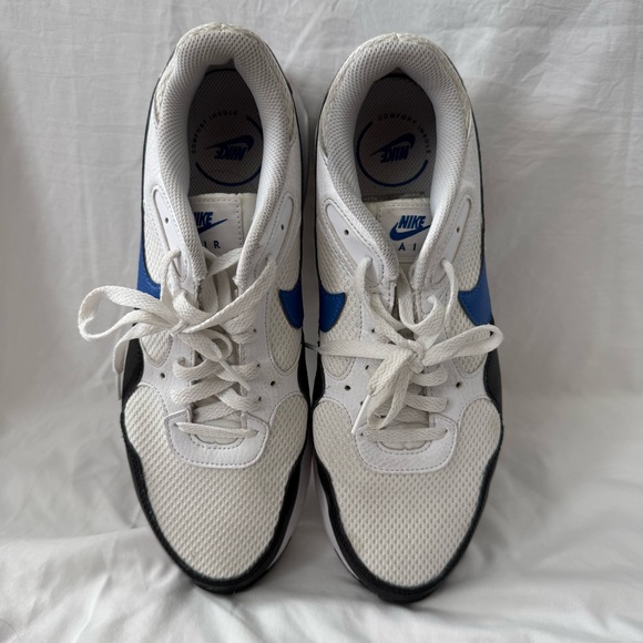 Men's White and Blue Nike Air Max SC Shoes - Picture 2 of 9